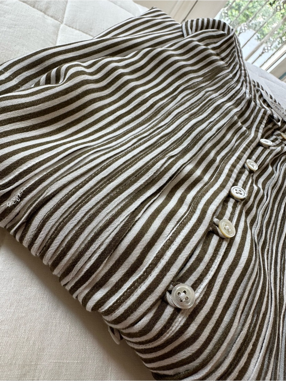 Like New Garnet Hill Sleeveless Shirt Dress in size Medium